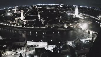 Archiv Foto Webcam Castel San Pietro - Blick auf Verona