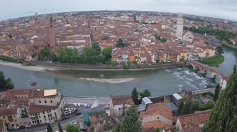 Archiv Foto Webcam Castel San Pietro - Blick auf Verona