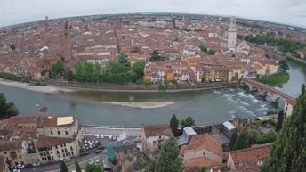 Archiv Foto Webcam Castel San Pietro - Blick auf Verona