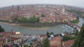 Archiv Foto Webcam Castel San Pietro - Blick auf Verona