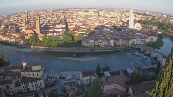 Archiv Foto Webcam Castel San Pietro - Blick auf Verona