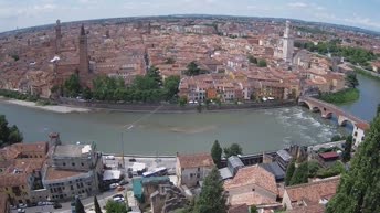 Archived image Webcam Castel San Pietro - View of Verona