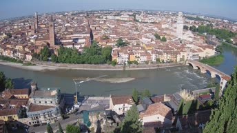 Archived image Webcam Castel San Pietro - View of Verona