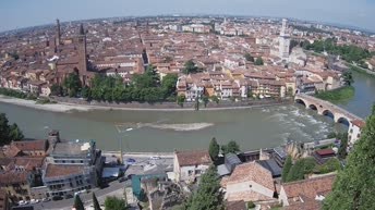 Archived image Webcam Castel San Pietro - View of Verona