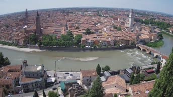 Archived image Webcam Castel San Pietro - View of Verona