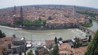 Archived image Webcam Castel San Pietro - View of Verona