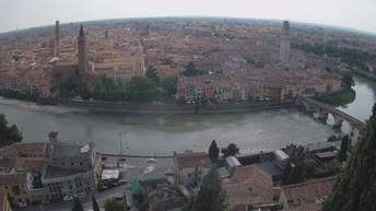 Archived image Webcam Castel San Pietro - View of Verona