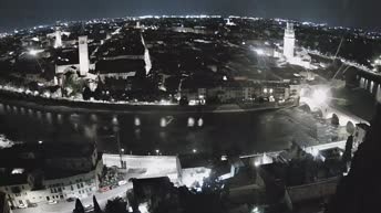 Archiv Foto Webcam Castel San Pietro - Blick auf Verona