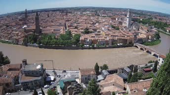 Archived image Webcam Castel San Pietro - View of Verona