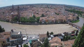 Archived image Webcam Castel San Pietro - View of Verona