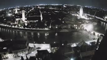 Archiv Foto Webcam Castel San Pietro - Blick auf Verona