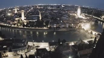 Archiv Foto Webcam Castel San Pietro - Blick auf Verona