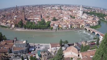 Archiv Foto Webcam Castel San Pietro - Blick auf Verona