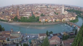 Archived image Webcam Castel San Pietro - View of Verona