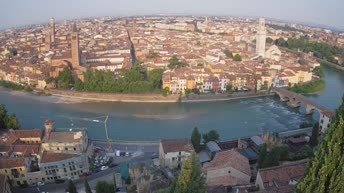 Archived image Webcam Castel San Pietro - View of Verona