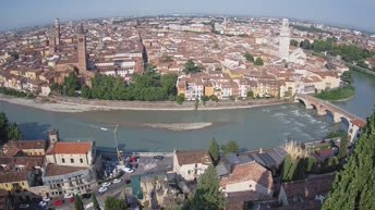 Archived image Webcam Castel San Pietro - View of Verona