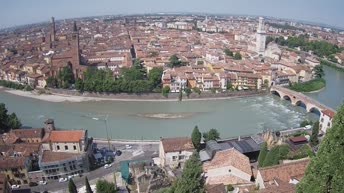 Archived image Webcam Castel San Pietro - View of Verona