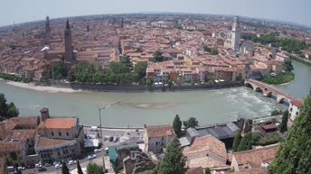 Archived image Webcam Castel San Pietro - View of Verona