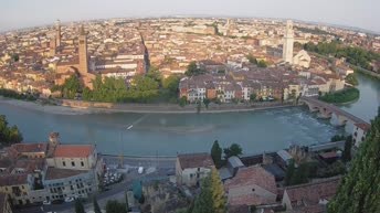 Archiv Foto Webcam Castel San Pietro - Blick auf Verona