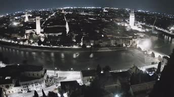 Archiv Foto Webcam Castel San Pietro - Blick auf Verona