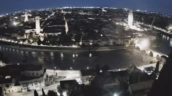 Archiv Foto Webcam Castel San Pietro - Blick auf Verona