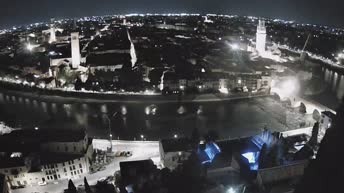 Archiv Foto Webcam Castel San Pietro - Blick auf Verona