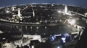 Archiv Foto Webcam Castel San Pietro - Blick auf Verona