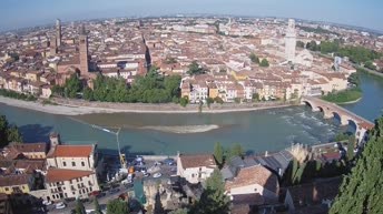 Archiv Foto Webcam Castel San Pietro - Blick auf Verona
