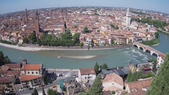 Archiv Foto Webcam Castel San Pietro - Blick auf Verona