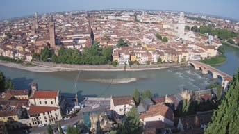 Archiv Foto Webcam Castel San Pietro - Blick auf Verona