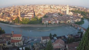 Archived image Webcam Castel San Pietro - View of Verona