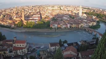 Archived image Webcam Castel San Pietro - View of Verona