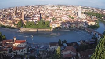 Archiv Foto Webcam Castel San Pietro - Blick auf Verona