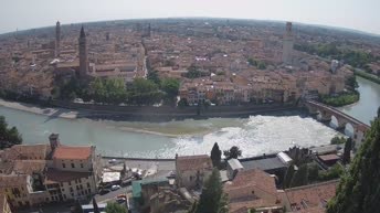 Archiv Foto Webcam Castel San Pietro - Blick auf Verona