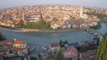 Archived image Webcam Castel San Pietro - View of Verona