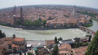 Archived image Webcam Castel San Pietro - View of Verona