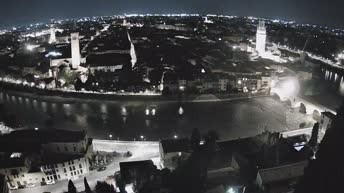 Archiv Foto Webcam Castel San Pietro - Blick auf Verona