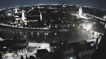 Archiv Foto Webcam Castel San Pietro - Blick auf Verona