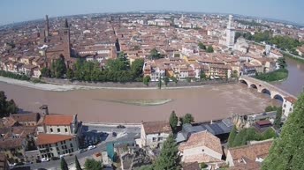 Archiv Foto Webcam Castel San Pietro - Blick auf Verona
