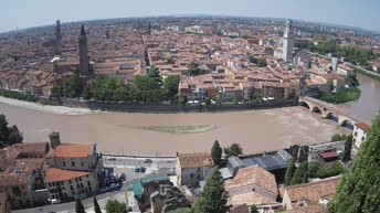 Archiv Foto Webcam Castel San Pietro - Blick auf Verona