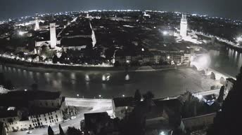 Archiv Foto Webcam Castel San Pietro - Blick auf Verona