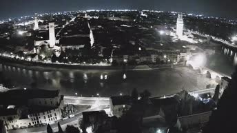 Archiv Foto Webcam Castel San Pietro - Blick auf Verona