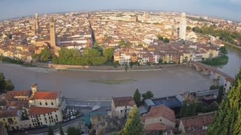 Archiv Foto Webcam Castel San Pietro - Blick auf Verona