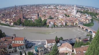 Archiv Foto Webcam Castel San Pietro - Blick auf Verona