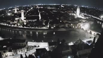 Archiv Foto Webcam Castel San Pietro - Blick auf Verona
