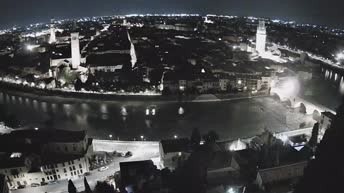Archiv Foto Webcam Castel San Pietro - Blick auf Verona