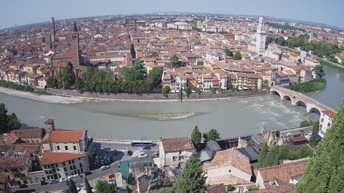 Archiv Foto Webcam Castel San Pietro - Blick auf Verona