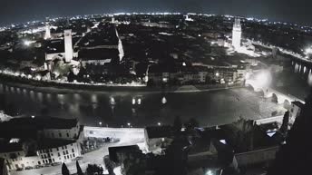Archiv Foto Webcam Castel San Pietro - Blick auf Verona