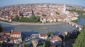 Archiv Foto Webcam Castel San Pietro - Blick auf Verona
