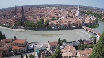 Archiv Foto Webcam Castel San Pietro - Blick auf Verona